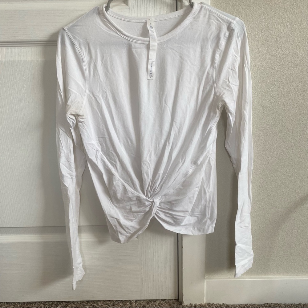 LuluLemon cropped athletic top